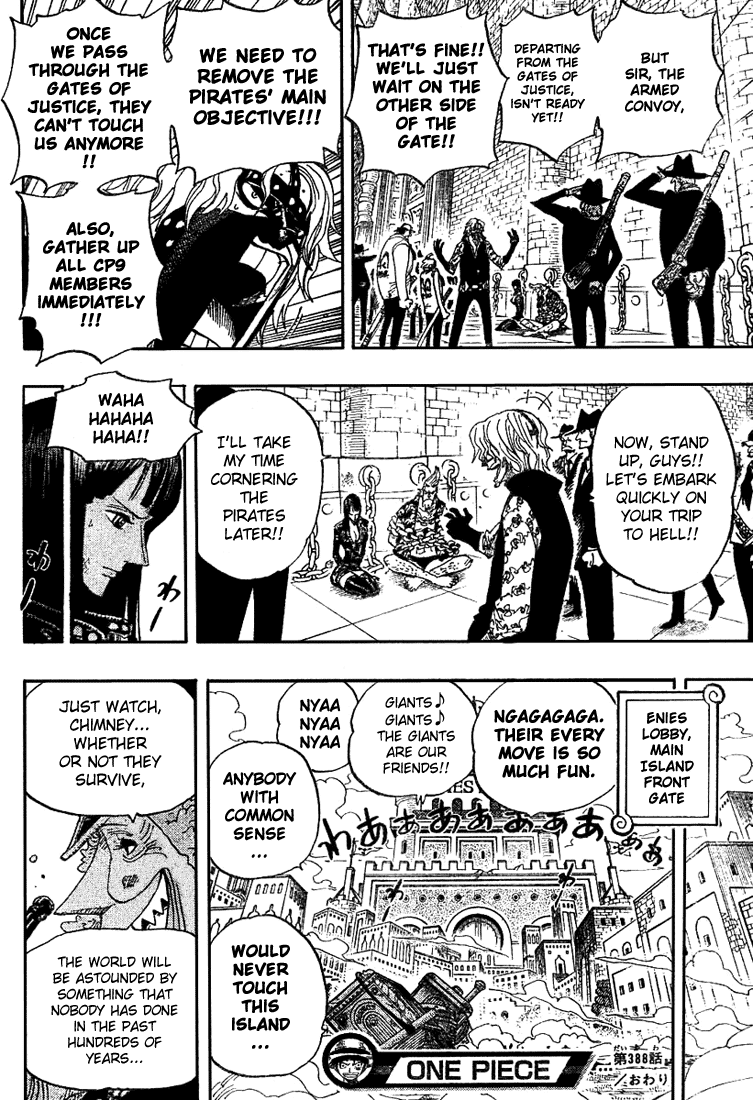 One Piece, Chapter 388 image 16